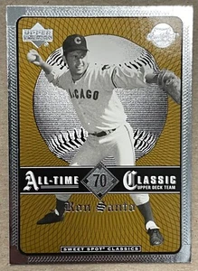 2002 UPPER DECK SWEET SPOT CLASSICS RON SANTO BASEBALL CARD #70 - Picture 1 of 2