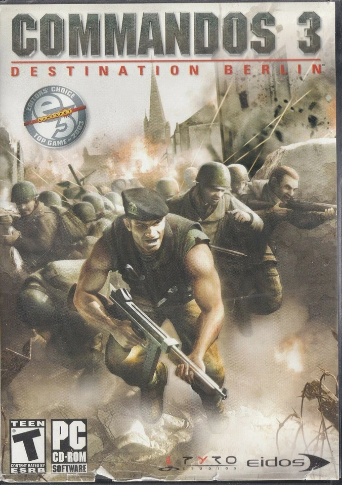 Commandos 3: Destination Berlin (PC CD-ROM 2003) w/ Manual - Image 1 of 1