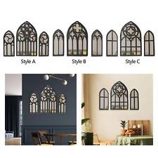 3 Pieces Gothic Wall Mirrors Baroque Wall Mirrors Rustic Small Mirrors Decor