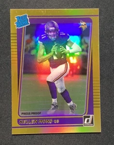 2021 Donruss Kellen Mond RC #256 Press Proof Premium Gold Rated Rookie Vikings - Picture 1 of 2