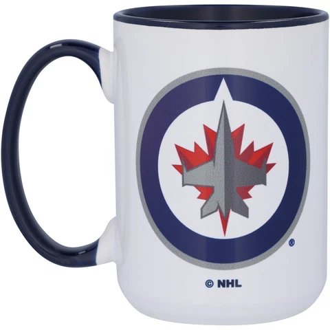 Winnipeg Jets 15oz. Inner Color Mug Cover