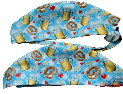 OP Haube 2-er-Set Rausverkauf!!! Brezel Krankenhaus OP-Bereich Arzt Zahnarzt NEU - Bild 1 von 4