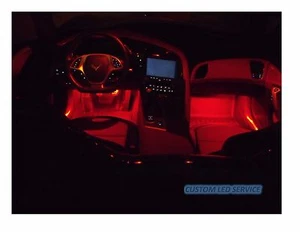 C7 CORVETTE FOOTWELL LED LIGHTING KIT (SUPERBRIGHT) - Picture 1 of 5