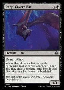 Magic The Gathering Magic The Gathering Deep-Cavern Bat The Lost Caverns of Ixalan casi nuevo - Imagen 1 de 1