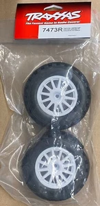 Traxxas 1/10 Rally 4WD BFGoodrich SI Compound Tires w/ White Wheels 7473R - Picture 1 of 1