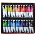24-Color Acrylic Paint Waterproof Wall Painting Pigment Tube 20ml Supplies SDS