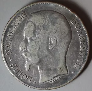 1852 A France 5 Francs - Early French Silver Crown - Lot 163a - Picture 1 of 2