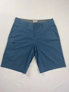 Weatherproof Shorts Size 34 Blue Performance Stretch Short Casual Quick Dry - Picture 1 of 8