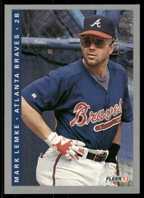 1993 Fleer #368 Mark Lemke - Image 1 of 2
