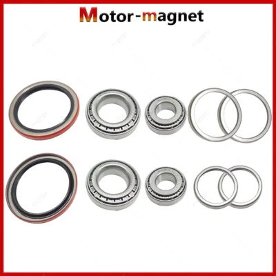 6Pcs Set Front Wheel Bearing & Race & Seal Kit For Chevrolet S10 GMC Sonoma RWD - Image 1 of 4