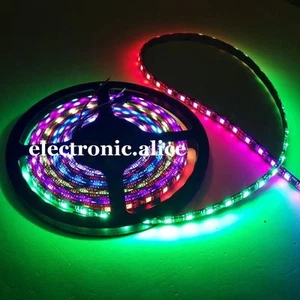 5M WS2812B 30LED/M strip light RGB Individually Addressable waterproof 5VM - Picture 1 of 7