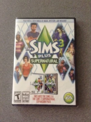 The Sims 3 Plus Supernatural WIN/MAC DVD-ROM       NEW - Image 1 of 2