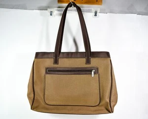 THE SAK braun gehäkelt 3 Innenfächer 17"x13"x3,5" Taschenbuch Frauen - Bild 1 von 8