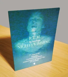 R.E.M. Night Swimming DISPLAY  UK Promo Only COUNTERSTAND  Original Unused RARE - Picture 1 of 12