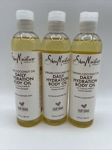 SheaMoisture Tägliche Hydration Körperöl Natives Kokosöl 8oz 3er Pack - Bild 1 von 6