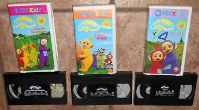 Teletubbies Lot of 3 VHS VTG Tapes: Dance w Teletubbies~Favorite Things~Big Hug! - Image 1 of 2