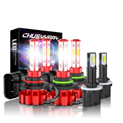 Para Nissan Titan 2004-2014 2015 faros LED alto/bajo+Kit de luces antiniebla - Imagem 1 de 4