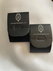 TWO MOTOROLA PIN TOOLS SJYN1165A FOR CARD REMOVAL/INSERTION IN ORIGINAL PACKS - Zdjęcie 1 z 10