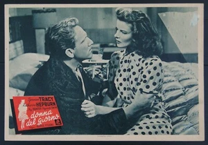 Fotoumschlag Film DIE FRAU DES TAGES Spencer Tracy Katharine Hepburn 1945 WK - Bild 1 von 1