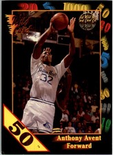1991-92 Wild Card 50 Stripe #6 Anthony Avent