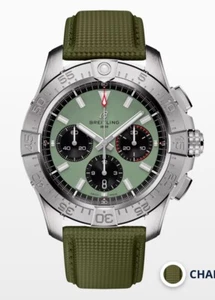 Breitling Avenger B01 Chronograph 44 Chronograph Watch AB0147101L1X1 Green 2024 - Picture 1 of 1