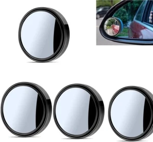 Blind Spot Mirror for 360° View on the Road for Safe Ride - 4 Pack - Picture 1 of 6
