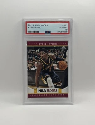 2012 Panini NBA Hoops Kyrie Irving Rookie #223 PSA 10 - Image 1 of 2