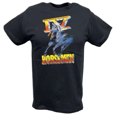 Camiseta negra Four IV Horsemen Ric Flair WWE para hombre Foto 1 de 4