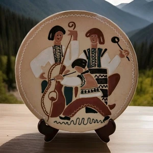 Original Sammlerstück Wandteller, LKSF, 1966 vom ukrainischen Künstler Mykola Tregubov - Bild 1 von 5