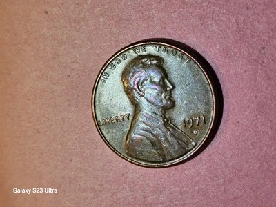 1971D Lincoln Penny, RPM, DDO/DDR, MOTTO DIE ERRORS, FILLED-A(STATES). - Image 1 of 4