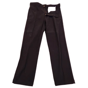 Wonder Nation School Uniform Pants Youth 16 H Husky Black Stretch 32 x 30 Adj - Picture 1 of 11