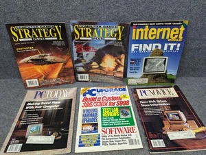 Computer Games Strategy Plus Magazine Vintage PCtoday - PCnovice - 1990s Lot - Picture 1 of 7