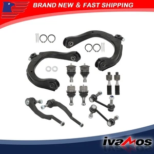 12 Pieces Front Control Arm Tie Rod Ball Joint For GMC Envoy 2004 2005 2006 2007 - Picture 1 of 12