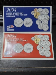 2004 Uncirculated Coin Set U.S Mint Government Packaging OGP COA - Picture 1 of 2