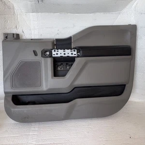 2017-2022 FORD F250 XLT RH PASS FRONT INTERIOR DOOR PANEL OEM GRAY - Picture 1 of 4