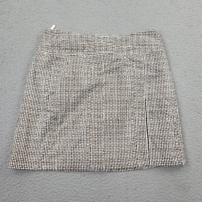 IZOD XFG Skirt Womens 8 Brown Mini Performance Stretch Geometric Foto 1 de 4