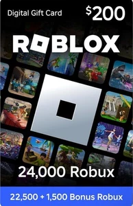 DIGITAL Roblox Card $200 USD Roblox Key UNITED STATES - Picture 1 of 1