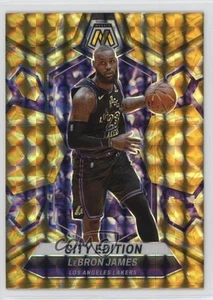 2023-24 Panini Mosaic City Edition Reactive Yellow Prizm LeBron James #278 - Picture 1 of 4