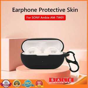 Silicone Protective Case for Sony Ambie AM-TW01 Soft Earphone Cover (Black)