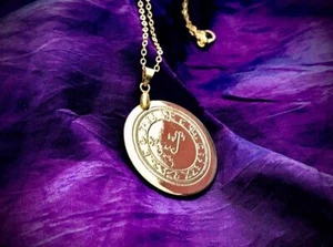 Hand-Crafted Solid Brass Sigil of Lucifer - Talisman Occultism Sigil Pentacle - Imagen 1 de 2