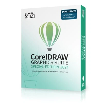 CorelDRAW Graphics Suite Special Edition 2021 OEM Win Dauerlizenz, Box mit DVD - Bild 1 von 4