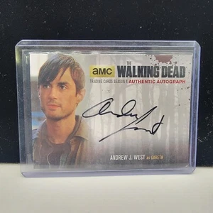 Topps Walking Dead Andrew J West Actor Who Played Gareth Autograph Card New AJW2 - Picture 1 of 2