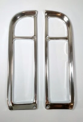 Par de biseles de ajuste de luces traseras para camioneta Chevy/GMC Fleetside 1969-72  Foto 1 de 4