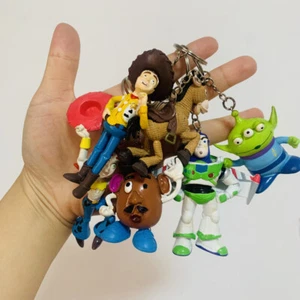 1Set Toy Story Woody Anime Action Figure Keychain Pendant Bag Chain (Defect) - Picture 1 of 6