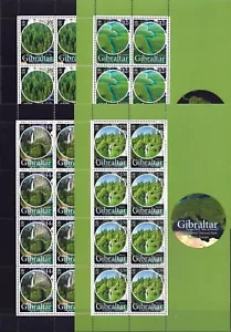 GIBRALTAR - 2011 MONTADO ""Europa - Año del Bosque"" ¡cuatro hojas de recuerdos!¡! - Imagen 1 de 5