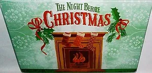 Glas Schneidebrett THE NIGHT BEFORE CHRISTMAS 11 3/4" x 7 3/4" - Bild 1 von 1