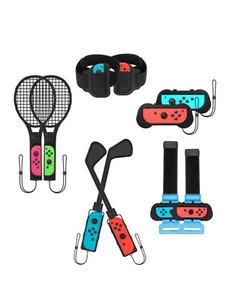 Pack Accessoires Manettes Nintendo Switch 10 En 1 NEUF - Photo 1/1