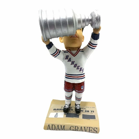 Adam Graves New York Rangers 1994 NHL Champions Series Bobblehead NHL Cover