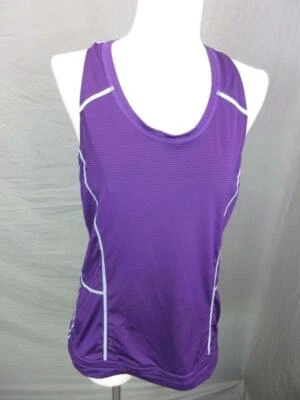LUCY SIZE M WOMENS PURPLE ATHLETIC TRAINING SPORTSWEAR TANK TOP T757 - Image 1 of 4