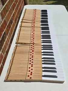 Full Set of 88 Vintage Piano Keys / Replacement Keys 16" Made in Japan Yamaha? - Picture 1 of 21